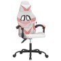 Silla gaming cuero sintético blanco y rosa de , Sillones para videojuegos - Ref: Foro24-3143851, Precio: 117,14 €, Descuento: %