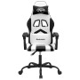 Gaming chair in white and black synthetic leather by , Gaming chairs - Ref: Foro24-3143900, Price: 118,79 €, Discount: %