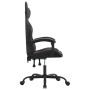 Silla gaming cuero sintético negro y gris de , Sillones para videojuegos - Ref: Foro24-3143870, Precio: 117,16 €, Descuento: %