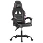 Silla gaming cuero sintético negro y gris de , Sillones para videojuegos - Ref: Foro24-3143870, Precio: 117,16 €, Descuento: %