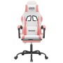 Gaming-Stuhl mit Fußstütze aus weißem und rosa Kunstleder von , Gaming-Stühle - Ref: Foro24-3143887, Preis: 127,88 €, Rabatt: %