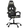 Drehbarer Gaming-Stuhl aus schwarzem Kunstleder und Camouflage-Muster von , Gaming-Stühle - Ref: Foro24-349602, Preis: 120,03...