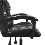 Silla gaming giratoria cuero sintético negro y camuflaje de , Sillones para videojuegos - Ref: Foro24-349602, Precio: 120,03 ...