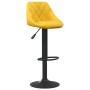 Mustard yellow velvet kitchen stool | Foro24|Onlineshop| Casa, Jardín y Más Foro24.es