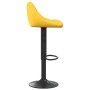 Mustard yellow velvet kitchen stool | Foro24|Onlineshop| Casa, Jardín y Más Foro24.es