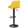 Mustard yellow velvet kitchen stool | Foro24|Onlineshop| Casa, Jardín y Más Foro24.es