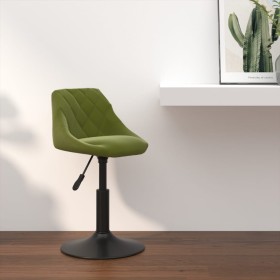 Light green velvet kitchen stool