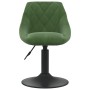 Swivel dining chairs, 2 units, dark green velvet | Foro24|Onlineshop| Casa, Jardín y Más Foro24.es