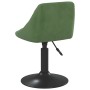 Swivel dining chairs, 2 units, dark green velvet | Foro24|Onlineshop| Casa, Jardín y Más Foro24.es