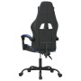 Silla gaming giratoria cuero sintético negro y azul | Foro24|Onlineshop| Casa, Jardín y Más Foro24.es