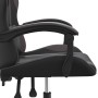 Swivel gaming chair in black and grey synthetic leather by , Gaming chairs - Ref: Foro24-349571, Price: 117,16 €, Discount: %