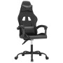 Swivel gaming chair in black synthetic leather by , Gaming chairs - Ref: Foro24-349527, Price: 127,96 €, Discount: %