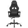 Swivel gaming chair in black synthetic leather by , Gaming chairs - Ref: Foro24-349527, Price: 127,96 €, Discount: %