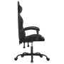 Swivel gaming chair in black synthetic leather by , Gaming chairs - Ref: Foro24-349527, Price: 127,96 €, Discount: %