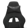 Silla gaming giratoria cuero sintético negro de , Sillones para videojuegos - Ref: Foro24-349527, Precio: 127,96 €, Descuento: %