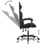 Swivel gaming chair in black synthetic leather by , Gaming chairs - Ref: Foro24-349527, Price: 127,96 €, Discount: %