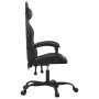 Swivel gaming chair in black synthetic leather by , Gaming chairs - Ref: Foro24-349599, Price: 117,94 €, Discount: %