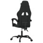 Swivel gaming chair in black synthetic leather by , Gaming chairs - Ref: Foro24-349599, Price: 117,94 €, Discount: %