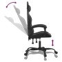 Swivel gaming chair in black synthetic leather by , Gaming chairs - Ref: Foro24-349599, Price: 117,94 €, Discount: %