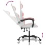 Drehbarer Gaming-Stuhl aus weißem und rosa Kunstleder von , Gaming-Stühle - Ref: Foro24-349552, Preis: 117,14 €, Rabatt: %