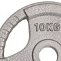 Olympic weight plates 2 pcs cast iron 20 kg by , free weight - Ref: Foro24-93616, Price: 74,21 €, Discount: %