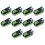 Ratchet tie-down straps 10 units green 800 daN 6 m by , Tie down straps - Ref: Foro24-148894, Price: 40,83 €, Discount: %