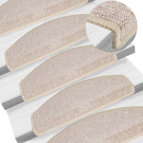 Stair treads 10 units taupe gray 65x24x4 cm by , Stair mats - Ref: Foro24-149763, Price: 54,99 €, Discount: %