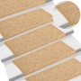 Self-adhesive stair tread mat, set of 15, orange, 65x21x4 cm by , Stair mats - Ref: Foro24-326911, Price: 110,62 €, Discount: %