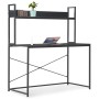 Black computer desk 120x60x73 cm by , Desks - Ref: Foro24-20253, Price: 102,43 €, Discount: %