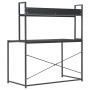 Black computer desk 120x60x73 cm by , Desks - Ref: Foro24-20253, Price: 102,43 €, Discount: %