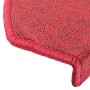 Alfombrillas de escalera 10 uds rojo burdeos 65x24x4 cm | Foro24|Onlineshop| Casa, Jardín y Más Foro24.es