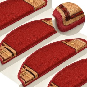 Self-adhesive stair treads 10 pcs red 65x21x4 cm by , Stair mats - Ref: Foro24-149831, Price: 53,55 €, Discount: %