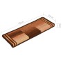 Self-adhesive stair treads 5 units brown 65x21x4 cm by , Stair mats - Ref: Foro24-149844, Price: 32,72 €, Discount: %