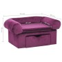 Dog sofa with burgundy plush drawer 75x50x38 cm | Foro24|Onlineshop| Casa, Jardín y Más Foro24.es