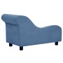 Hundesofa mit blauem Plüschkissen 83x44x44 cm | Foro24|Onlineshop| Casa, Jardín y Más Foro24.es