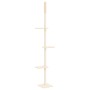 Floor-to-ceiling cat scratching tree in cream color, 267.5-297.5 cm. by , Cat furniture - Ref: Foro24-171705, Price: 42,69 €,...