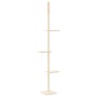 Floor-to-ceiling cat scratching tree in cream color, 267.5-297.5 cm. by , Cat furniture - Ref: Foro24-171705, Price: 42,69 €,...