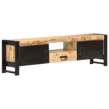 Fernsehmöbel aus grobem Mangoholz 140x30x40 cm von , TV-Möbel - Ref: Foro24-320193, Preis: 367,91 €, Rabatt: %