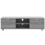 TV stand made of gray Sonoma plywood 140x40.5x35 cm | Foro24|Onlineshop| Casa, Jardín y Más Foro24.es