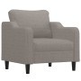 4-piece sofa set with gray taupe fabric cushions | Foro24|Onlineshop| Casa, Jardín y Más Foro24.es