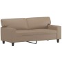 3-piece sofa set with cappuccino faux leather cushions | Foro24|Onlineshop| Casa, Jardín y Más Foro24.es