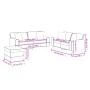 3-piece sofa set with cappuccino faux leather cushions | Foro24|Onlineshop| Casa, Jardín y Más Foro24.es