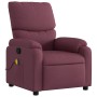 Sillón de masaje reclinable de tela color morado de , Sillones - Ref: Foro24-373429, Precio: 242,21 €, Descuento: %