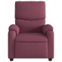 Sillón de masaje reclinable de tela color morado de , Sillones - Ref: Foro24-373429, Precio: 242,21 €, Descuento: %