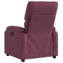 Sillón de masaje reclinable de tela color morado de , Sillones - Ref: Foro24-373429, Precio: 242,21 €, Descuento: %