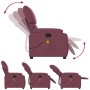 Reclining massage armchair in purple fabric by , Armchairs - Ref: Foro24-373429, Price: 242,21 €, Discount: %