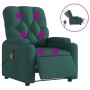 Sillón reclinable de masaje eléctrico tela verde oscuro | Foro24|Onlineshop| Casa, Jardín y Más Foro24.es