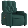 Sillón reclinable de masaje eléctrico tela verde oscuro | Foro24|Onlineshop| Casa, Jardín y Más Foro24.es