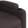 Silla de masaje reclinable de pie de tela marrón oscuro de , Sillones - Ref: Foro24-3204727, Precio: 293,84 €, Descuento: %