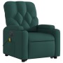 Sillón masaje eléctrico reclinable elevable tela verde oscuro | Foro24|Onlineshop| Casa, Jardín y Más Foro24.es